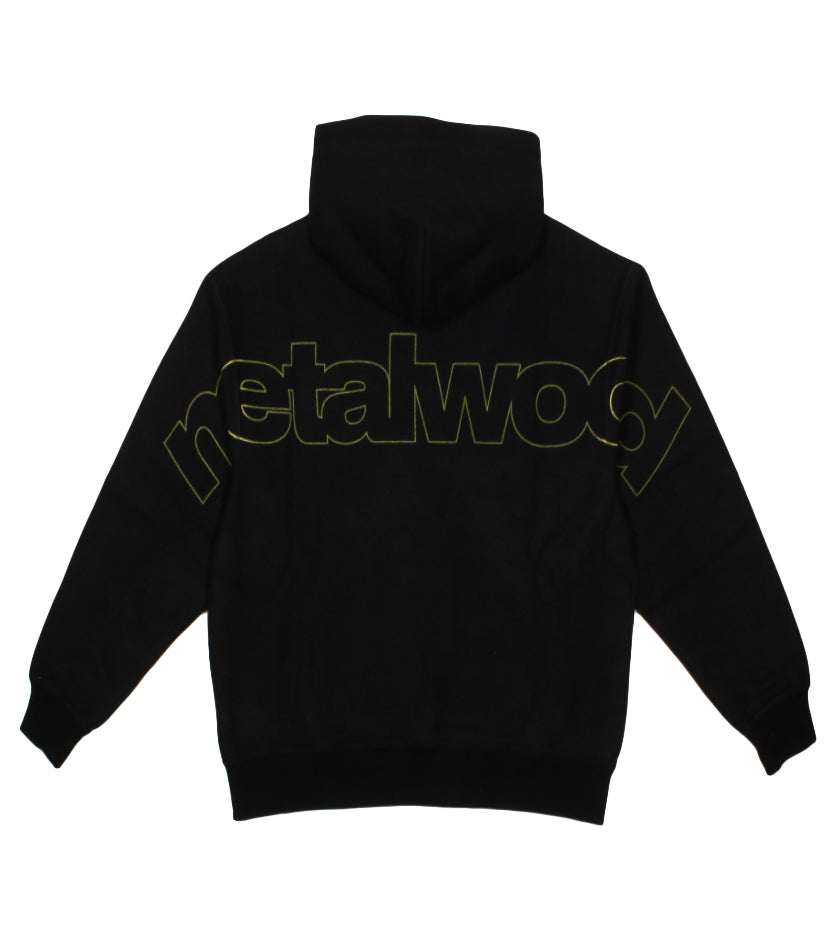 Reverse Twinkle Hooded Sweatshirt (Black)