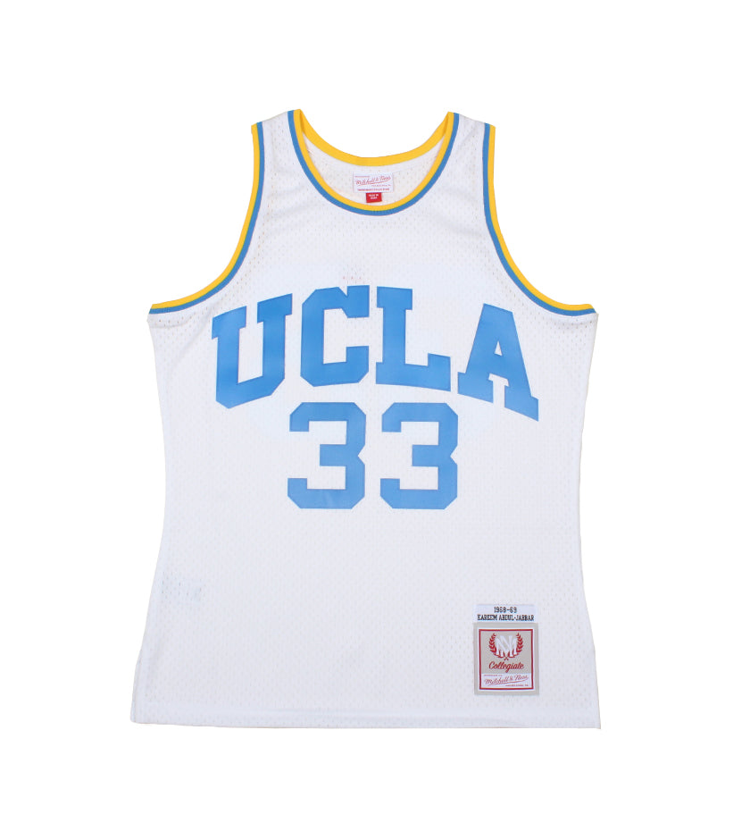 1968 Kareem Abdul-Jabbar UCLA NCAA Jersey (White)