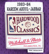 1983 Los Angeles Lakers Kareem Abdul-Jabbar NBA Swingman Jersey (Purple)