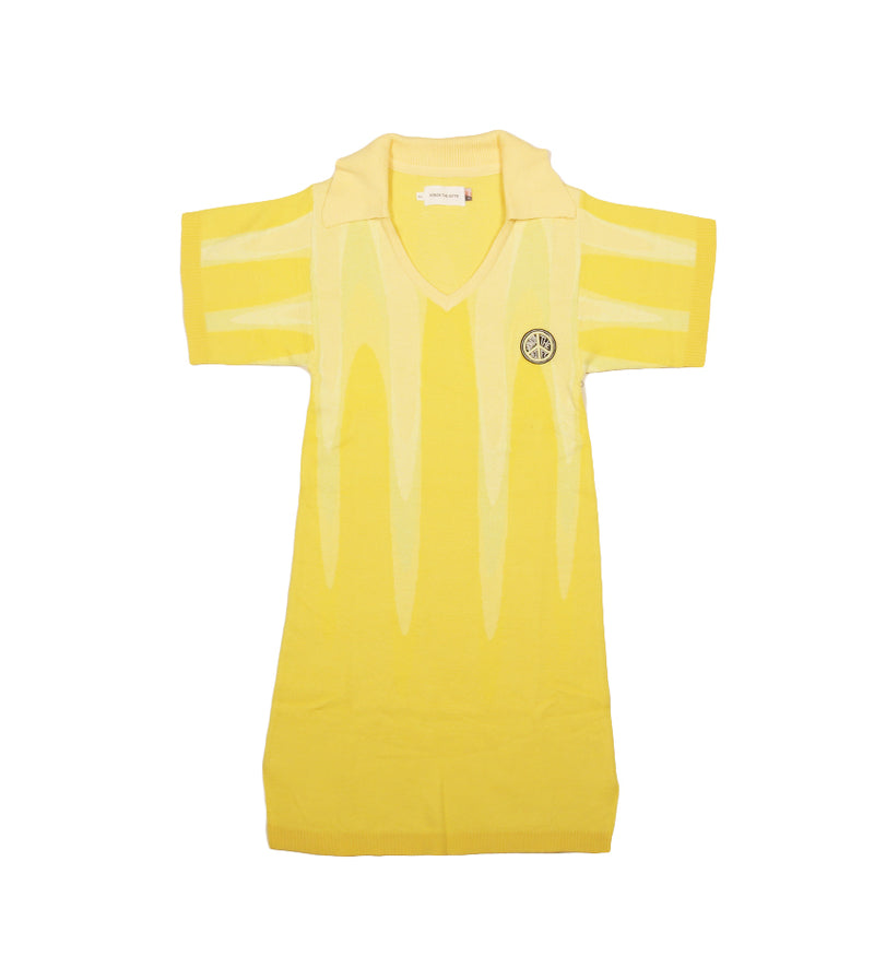 Women's Polo Knit Dress (Yellow)