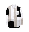 Combo Short Collar Shirt (White Handkerchief Linen)