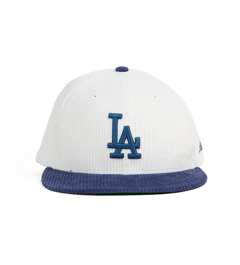 Proper x New Era Los Angeles Dodgers 9Fifty Snapback (White / Dark Royal Corduroy)