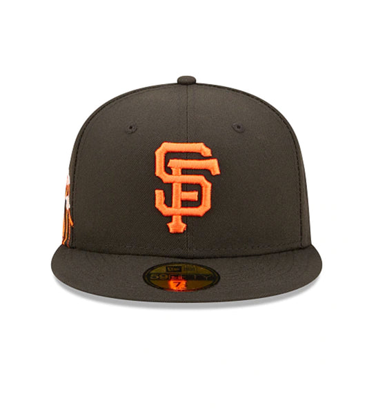 San Francisco Giants New Era Rainbow 59FIFTY Fitted Hat - Black