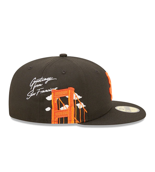 San Francisco Giants Fitted 59Fifty Cafe Con Leche Brown Hat Cap