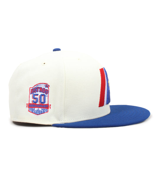 New Era | New Era Proper Exclusive: Houston Astros 50th Anniversary Prototype 59FIFTY (Chrome / Royal) 7 3/4