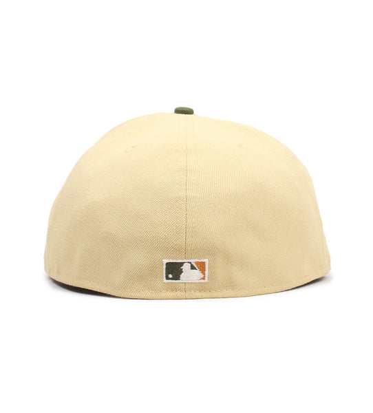 Houston Baseball Hat Rifle Green 1986 Astrodome New Era 59FIFTY Fitted Rifle Green / Orangeade | Snow White / 7 1/2