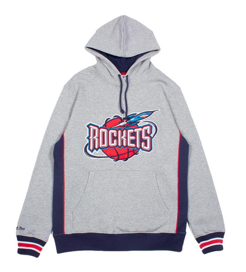 Houston Rockets Premium Fleece Hoodie (Grey Heather / Navy)