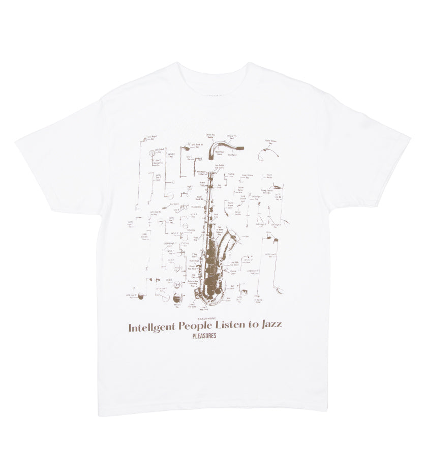 Saxophone T-Shirt (White)