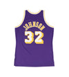 Los Angeles Lakers 1984-85 Magic Johnson Road Swingman Jersey (Purple / Light Gold)