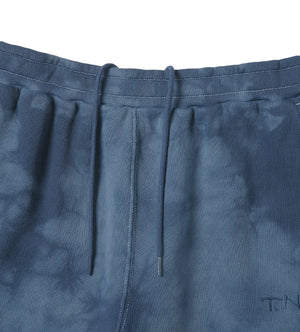 Uneven Dyed Sweatpant (Blue)