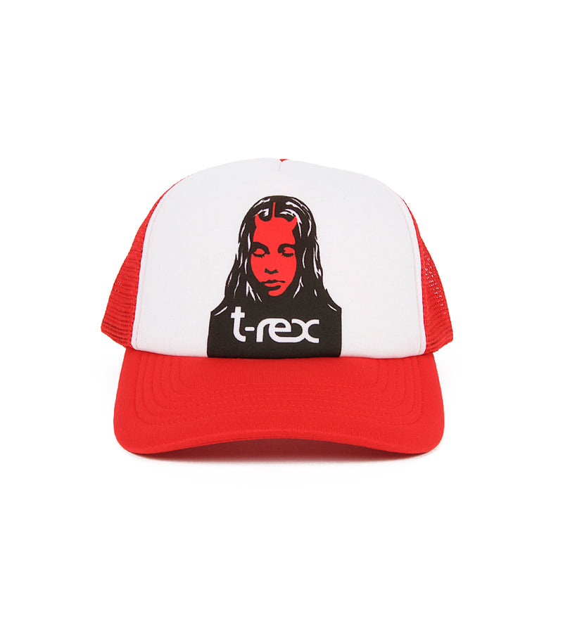 X-Girl x T-Rex Mesh Cap (Red)