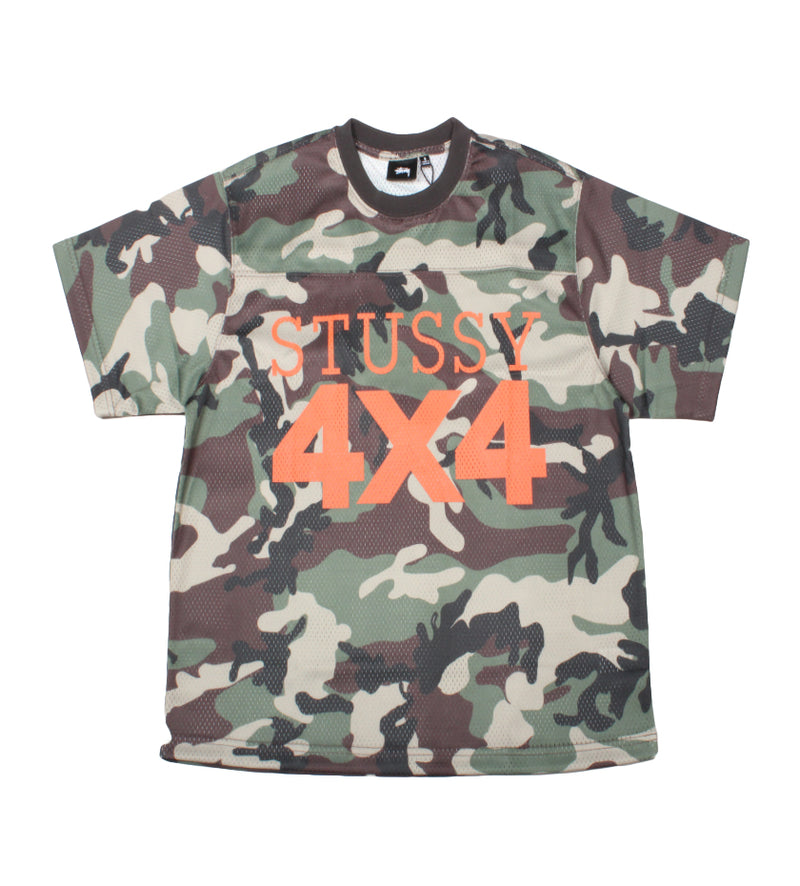 Stussy 4x4 Mesh Football Jersey Bone • Bonkers