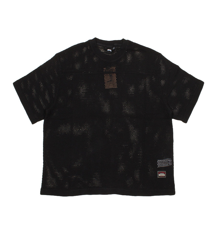 Mesh Jersey Crew (Black)