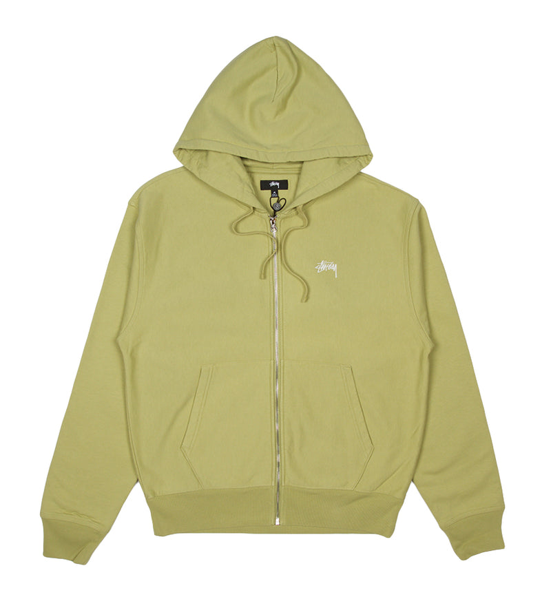 Stock Logo Zip Hoodie (Pale Green)