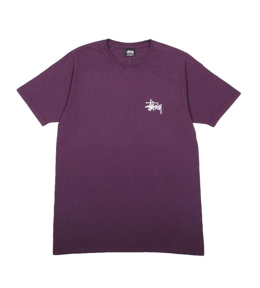 Basic Stussy Pigment Dyed Tee (Purple)