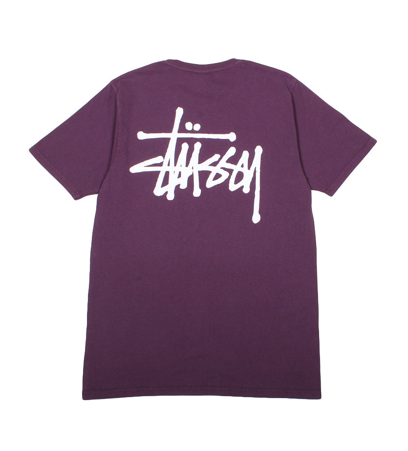 Basic Stussy Pigment Dyed Tee (Purple)