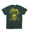 Skull & Bones Pigment Dyed Tee (Forest)