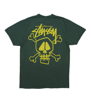 Skull & Bones Pigment Dyed Tee (Forest)