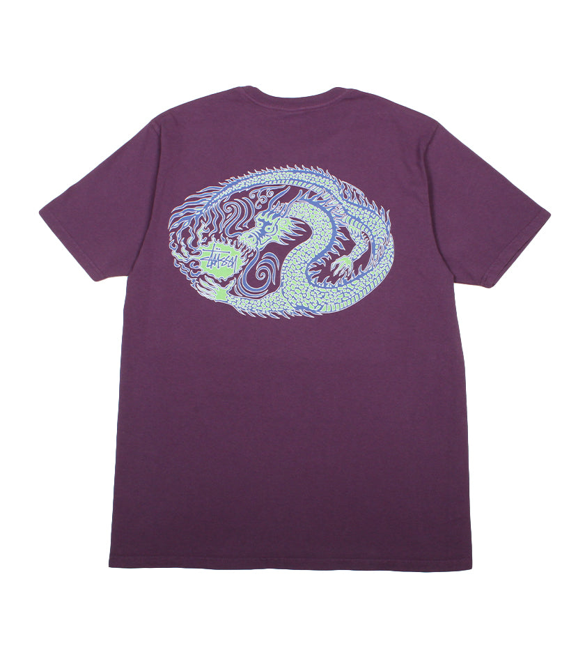 Mosaic Dragon Pigment Dyed Tee (Purple)