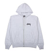 Classic Dot Zip Hoodie (Ash Heather)