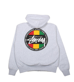 Classic Dot Zip Hoodie (Ash Heather)
