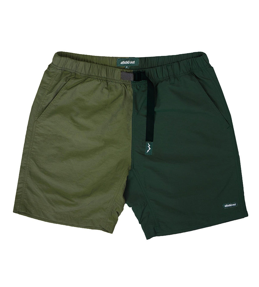 Duo Tone Sierra Climbing Shorts (Green / Lt Green)