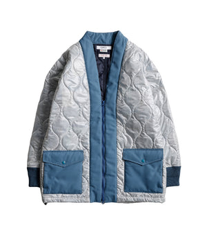 Quilted Haori Jacket (Blue)