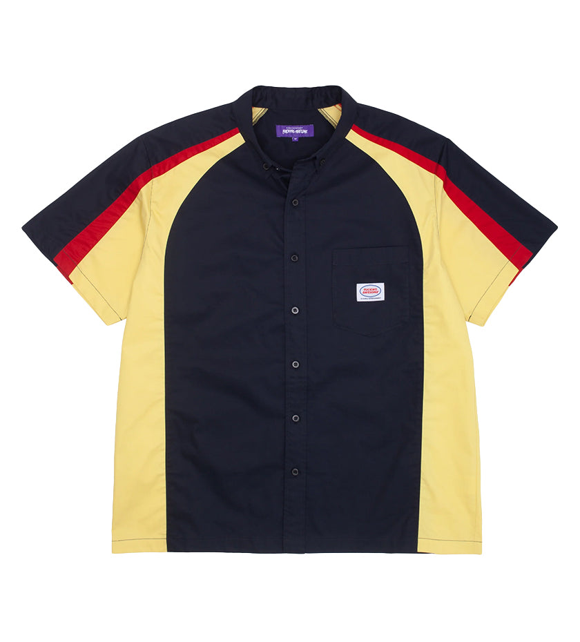Factory Team Shirt (Navy / Yellow / Red)