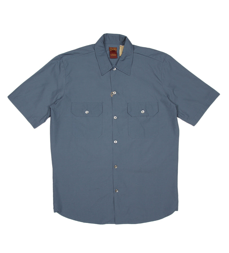 Dickies 1922 Short Sleeve Work Shirt (Rinsed Blue Stone)