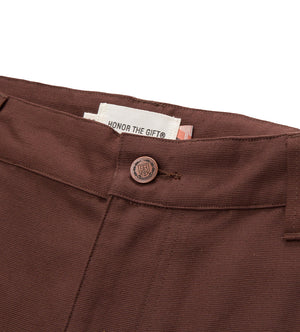 Pipeline Ankle Pant (Brown)