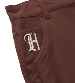 Pipeline Ankle Pant (Brown)