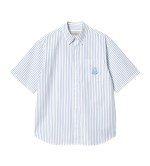 S/S Linus Stripe Shirt (White / Bleach)