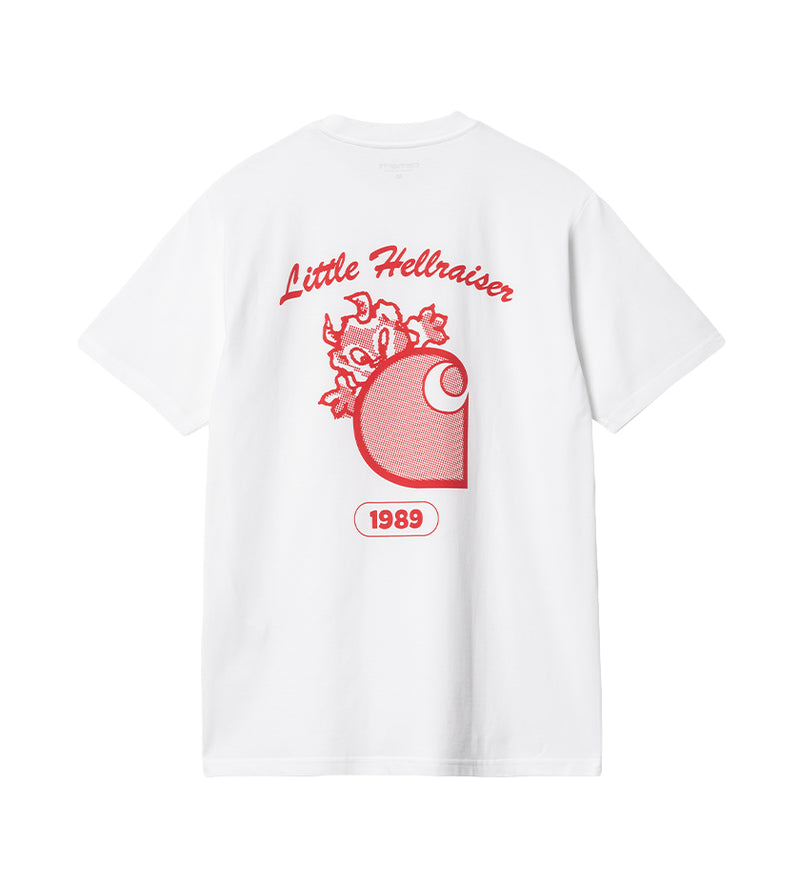 Little Hellraiser S/S T-Shirt (White / Red)