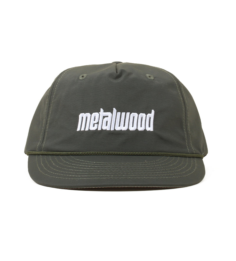 Metal Logo 5-Panel Rope Hat (Moss)