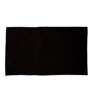 Jacquard Staple Logo Beach Towel (Black)