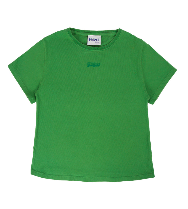 Staple Logo S/S Women's Baby Tee (Green)