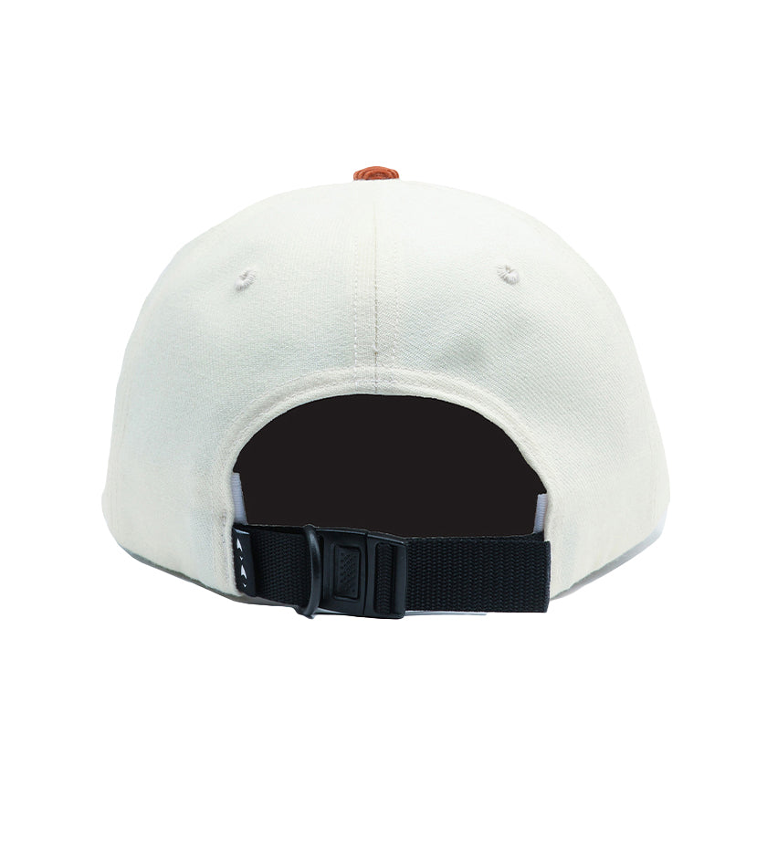 Records & Tapes 6 Panel Cap (Natural White)