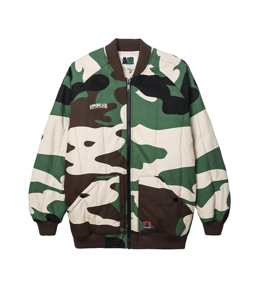 Quilted Anti Bomber Jacket (Camo)