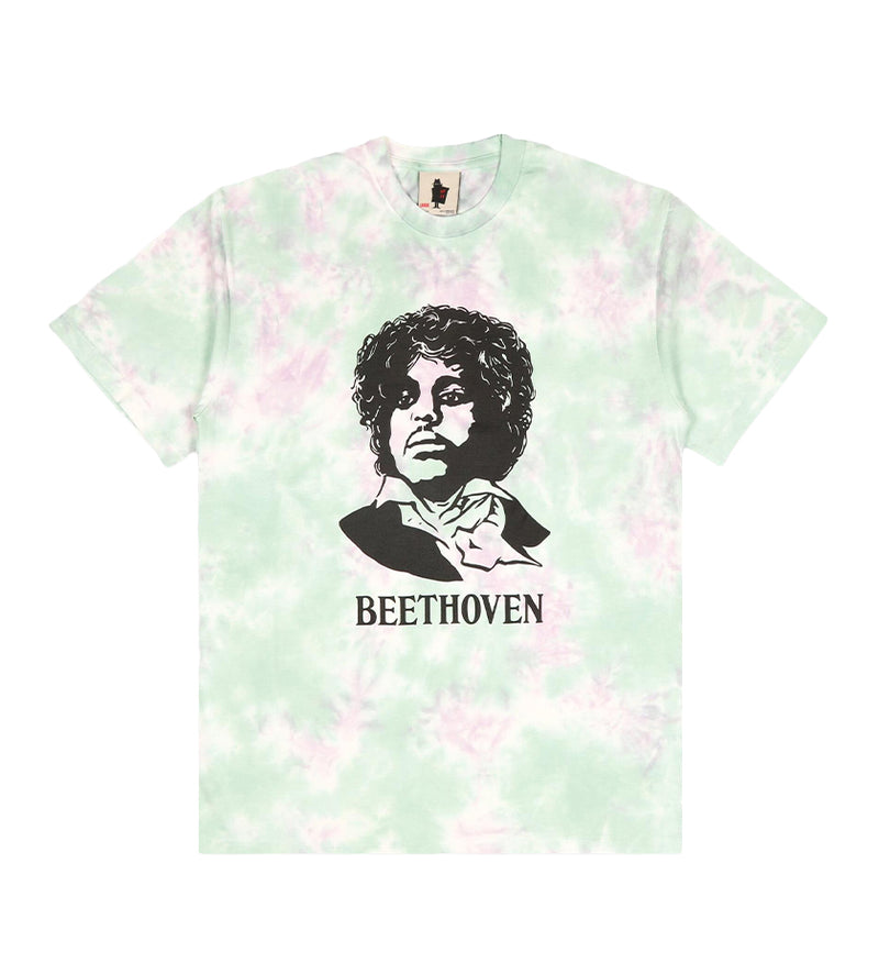 Beethoven S/S Tee (Green Tie Dye)
