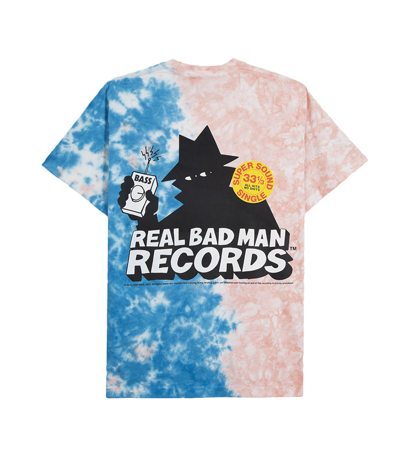 RBM Records S/S Tee (Pink Tie Dye)