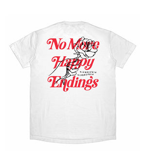 No More Happy Endings Tee (Off White)