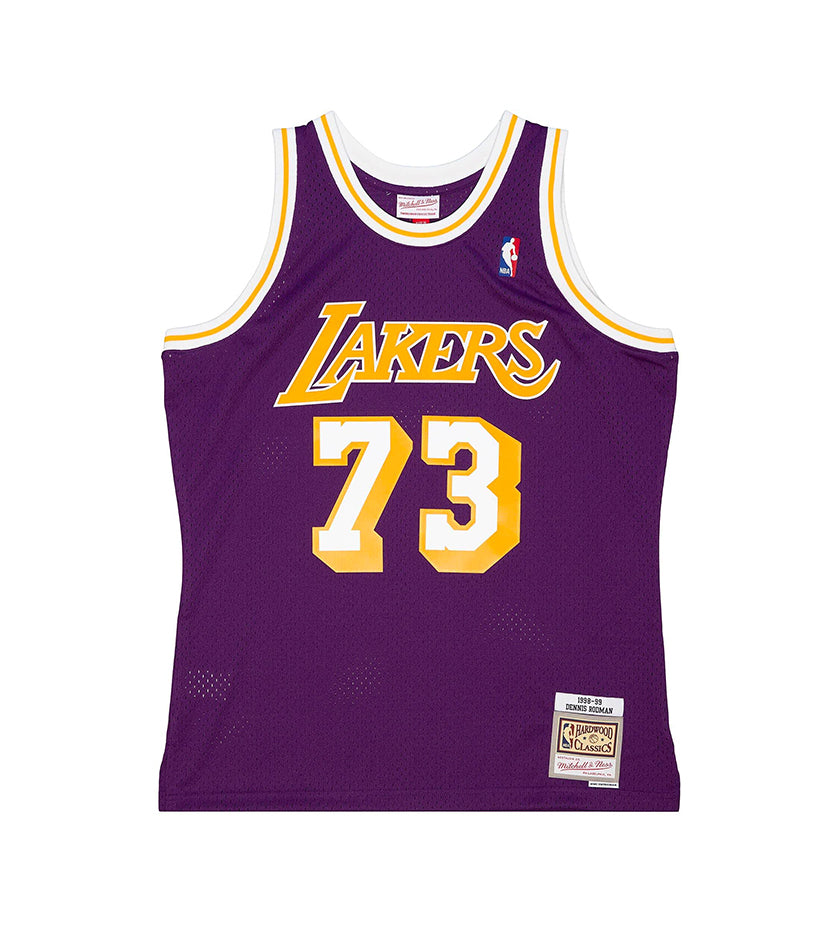 Mitchell & Ness Los Angeles Lakers Big Face 4.0 Satin Jacket black