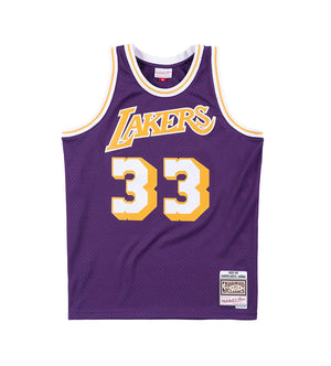1983 Los Angeles Lakers Kareem Abdul-Jabbar NBA Swingman Jersey (Purple)