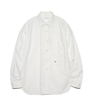 Button Down Wind Shirt (White)