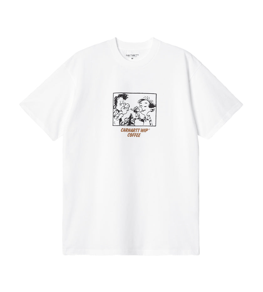 S/S Carhartt Wip Coffee T-Shirt (White)