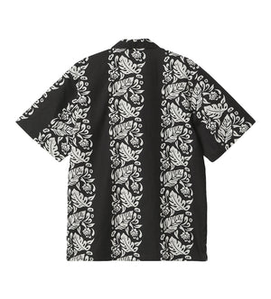 Floral S/S Stripe Shirt (Black / Wax)