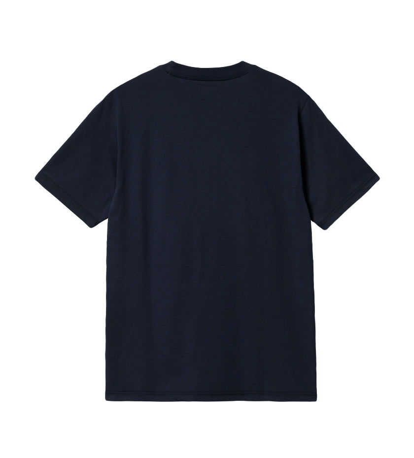 S/S Liquid Script T-Shirt (Blue)