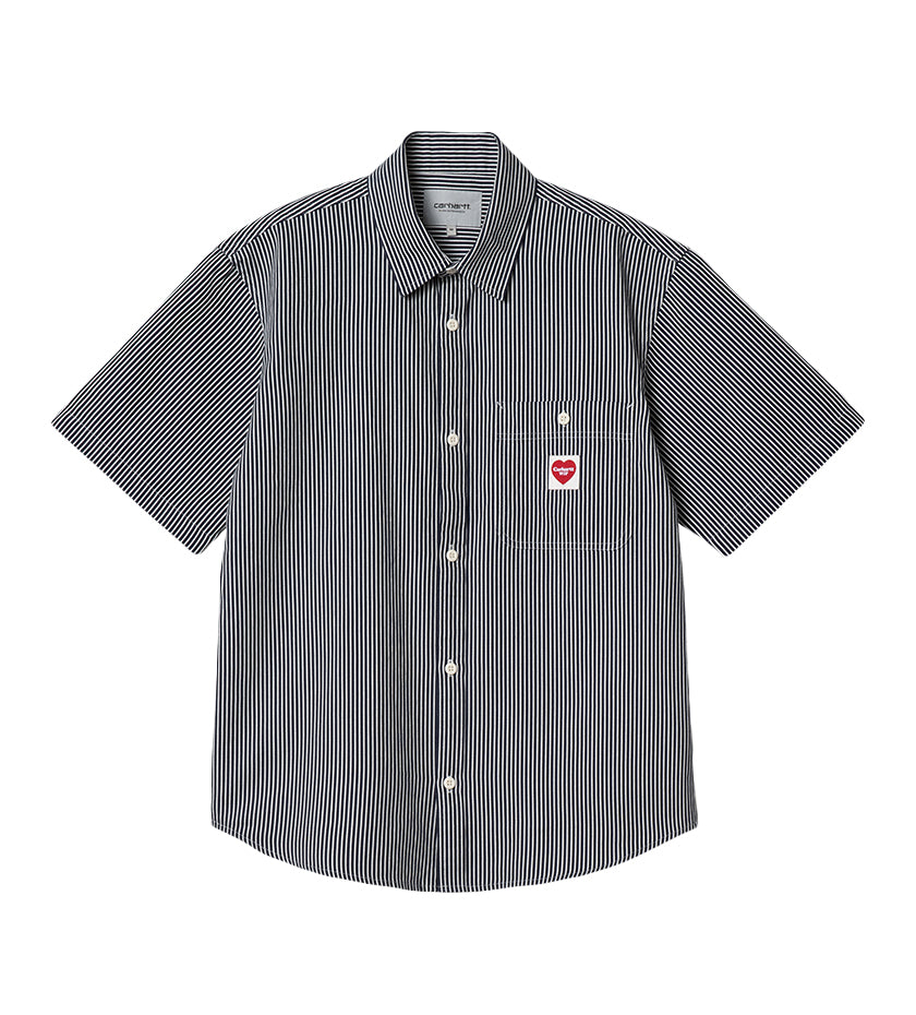 S/S Terrell Stripe Shirt (Dark Navy / Wax)