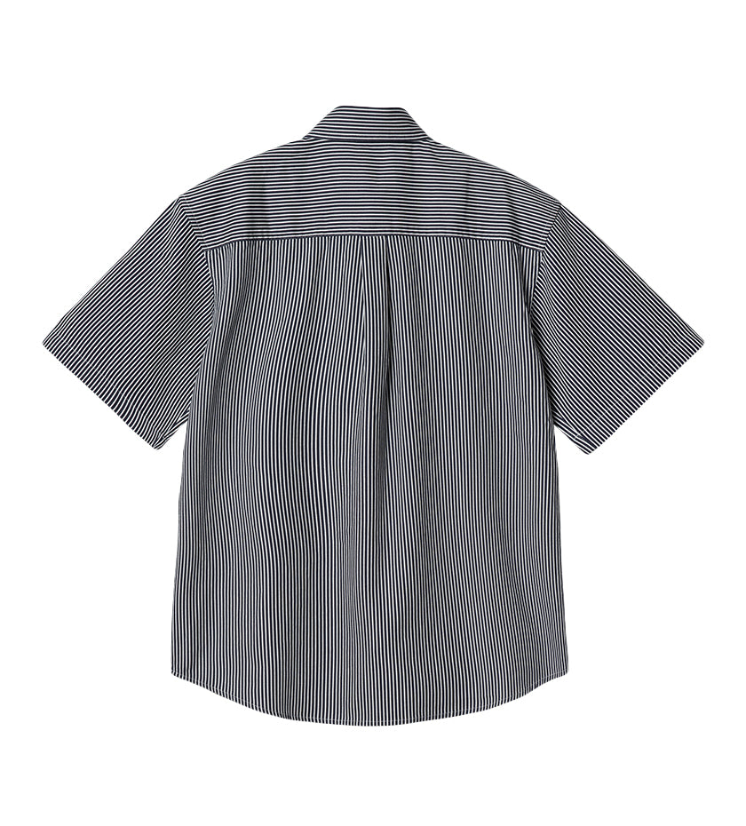 S/S Terrell Stripe Shirt (Dark Navy / Wax)