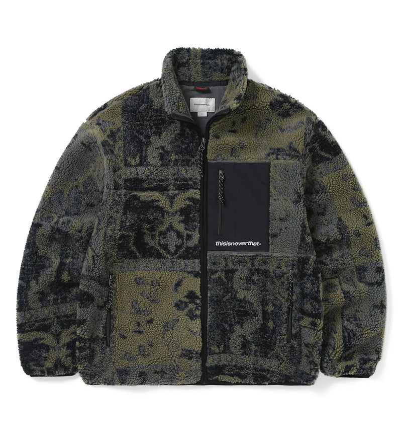 SP Sherpa Fleece Jacket (Olive)